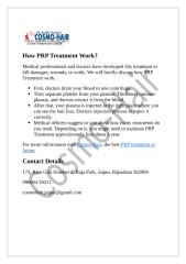 How does prp treatment work.docx