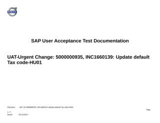 UAT-Urgent Change 5000000935, INC1660139 Update default Tax code-HU01.doc