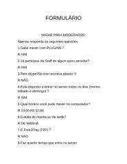 Formulário para MODERADOR PRENCHIDO.rtf