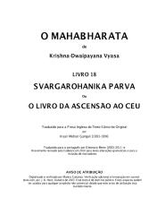 O Mahabharata 18 Svargarohanika Parva em português.pdf