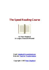 The Speed Reading Course.pdf