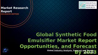 Synthetic Food Emulsifier Market Future Landscape To Witness Significant Growth by 2033.pptx